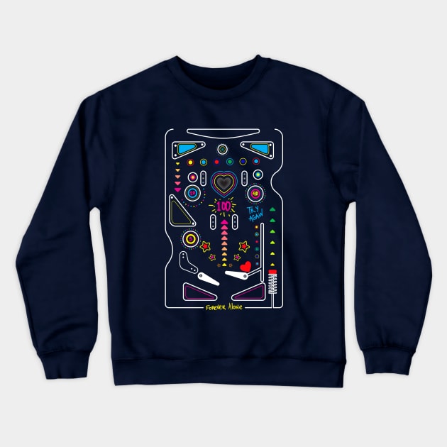 Pinball Crewneck Sweatshirt by santanafirpo